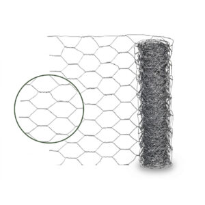 Grillage triple torsion maille 25 × 25 mm – rouleau 5 ou 10 m, galvanisé ou vert