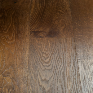 Parquet contrecollé chêne Rustique fumé – 14 × 190 × 1900 mm, huilé clipsable