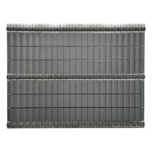 Kit d'occultation horizontale PVC anthracite RAL 7016 pour panneau rigide 3D, 35 m