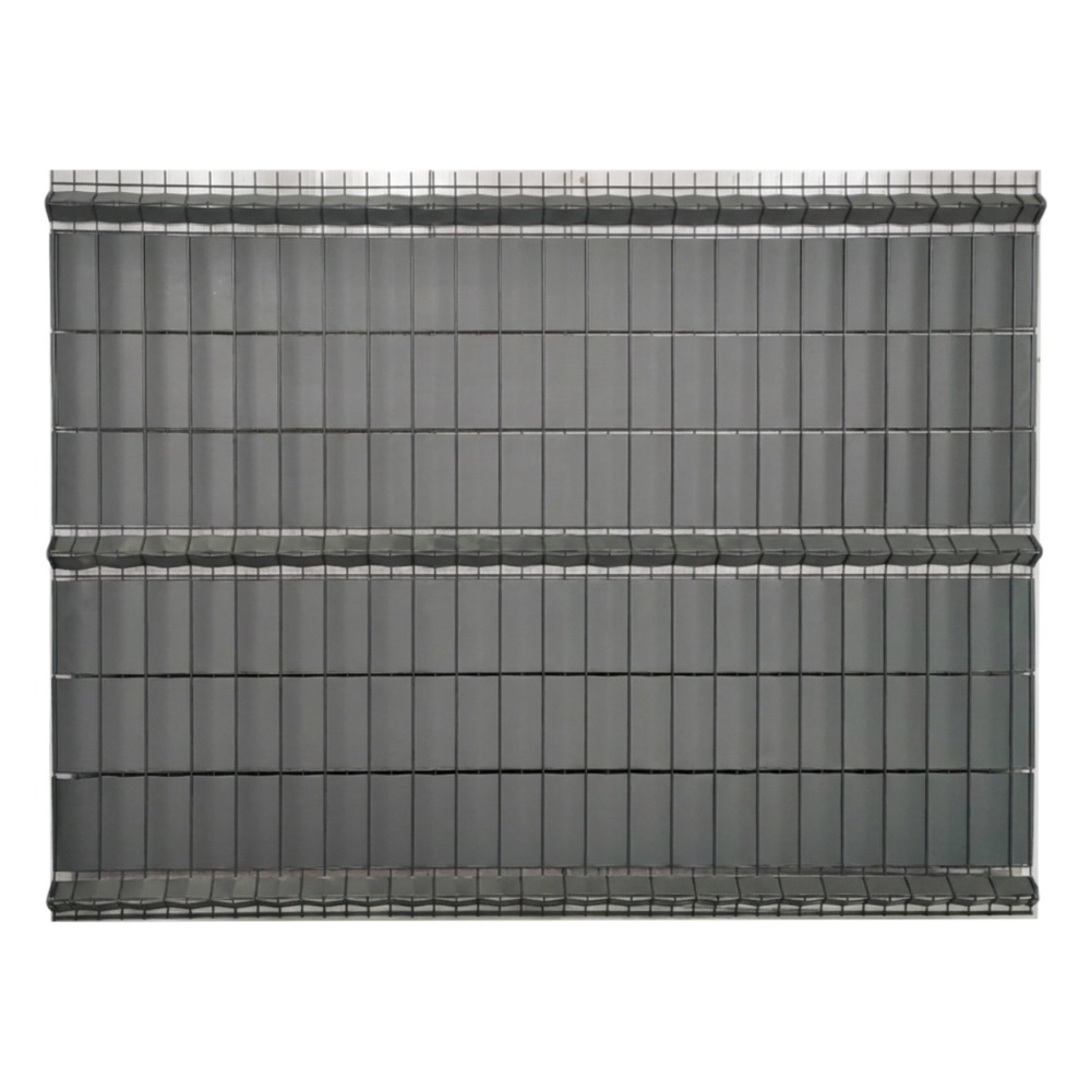 Kit d'occultation horizontale PVC anthracite RAL 7016 pour panneau rigide 3D, 35 m