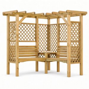 Arche d’angle avec bancs « Charme »