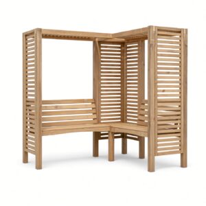 Arche d’angle contemporaine avec bancs « Charme Design »