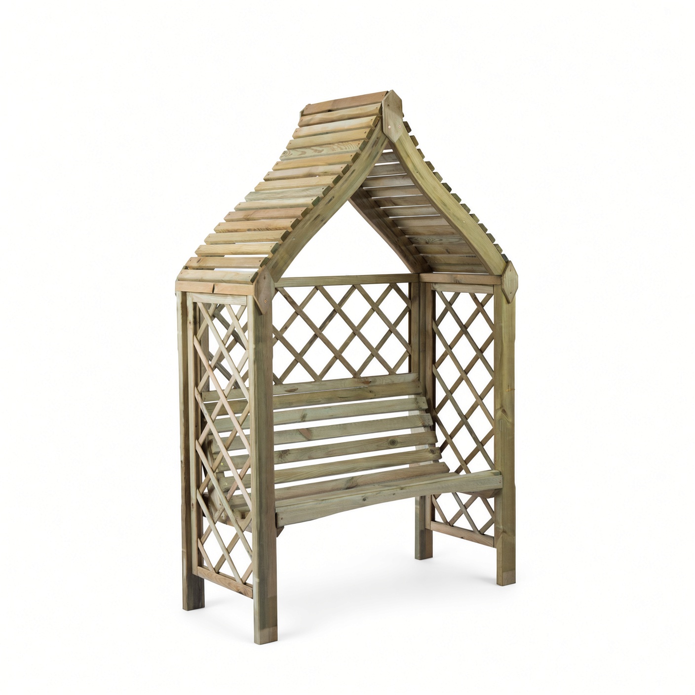 Arche-banc à toit pagode « Lotus »